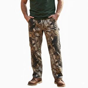 Carhartt Camo Carpenter Pants Men’s‎ 38x30 RealTree Hardwoods B156 CMO Discont
